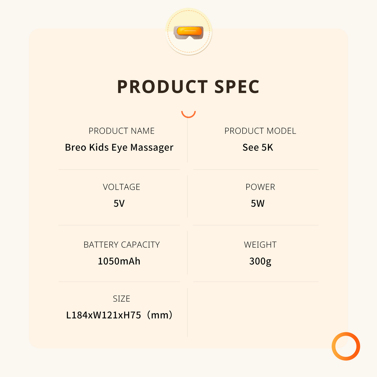 Breo - See 5K Kids Eye Massager